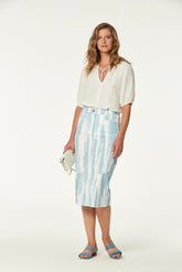 Falda Adral Algodon Stretch Tiedye