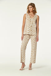 Top Liuva Punto Estampado