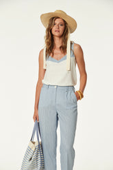 Top Gesto Viscosa Rayas