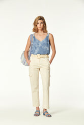TOP BOLIVIA CRESPON TIE DYE