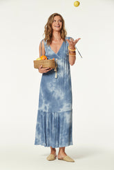 Vestido Olali Crespon Tie Dye