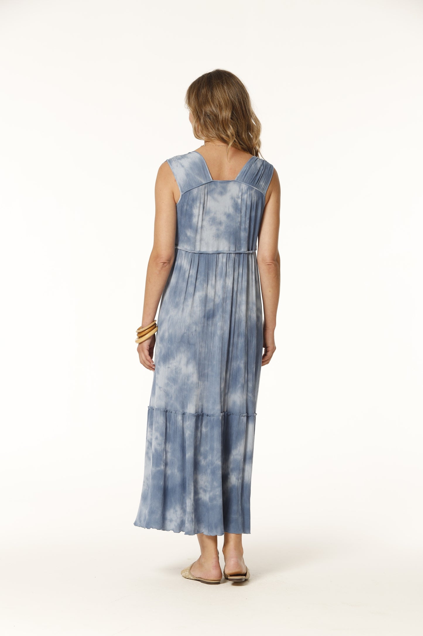 VESTIDO OLALI CRESPON TIE DYE