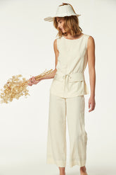 Top Codo Lino Viscosa