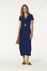 Vestido Sinal Punto De Roma Ligero