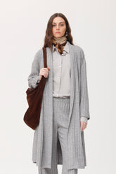 Chaqueta Ahos punto canalé ancho