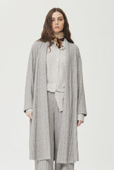 Ahos jas, brede ribgebreide