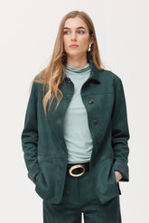 Akira suède-effect jas