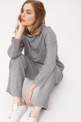 Gatual melange pluche jersey