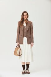 Chaqueta Tabago espiga bicolor stretch