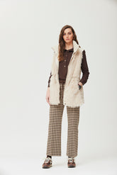 Millon jacquard tweekleurige gebreide broek