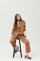 Suede effect Lespin jacket