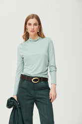 Cuzia bamboe gebreid t-shirt