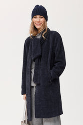 Garfio jas, visgraat melange breisel