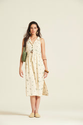 Vestido Bigul Algodón Bordado