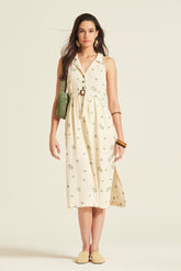 Vestido Bigul Algodón Bordado