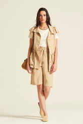 Chaleco Sunai Viscosa Lino