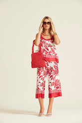 Conjunto Nicebo Viscosa Estampada Greca