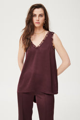 Top Hamba matte satijn dubbelzijdig