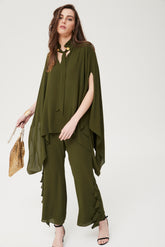 Sigaar chiffon broek