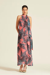 Vestido Cheva99 Jacquard De Gasa