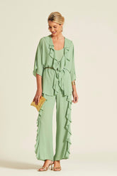 Chaqueta Pulpa Gasa Chiffon