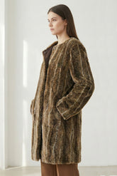 Ostor faux fur coat