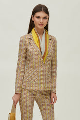 Americana Piqué Estampado Exclusivo