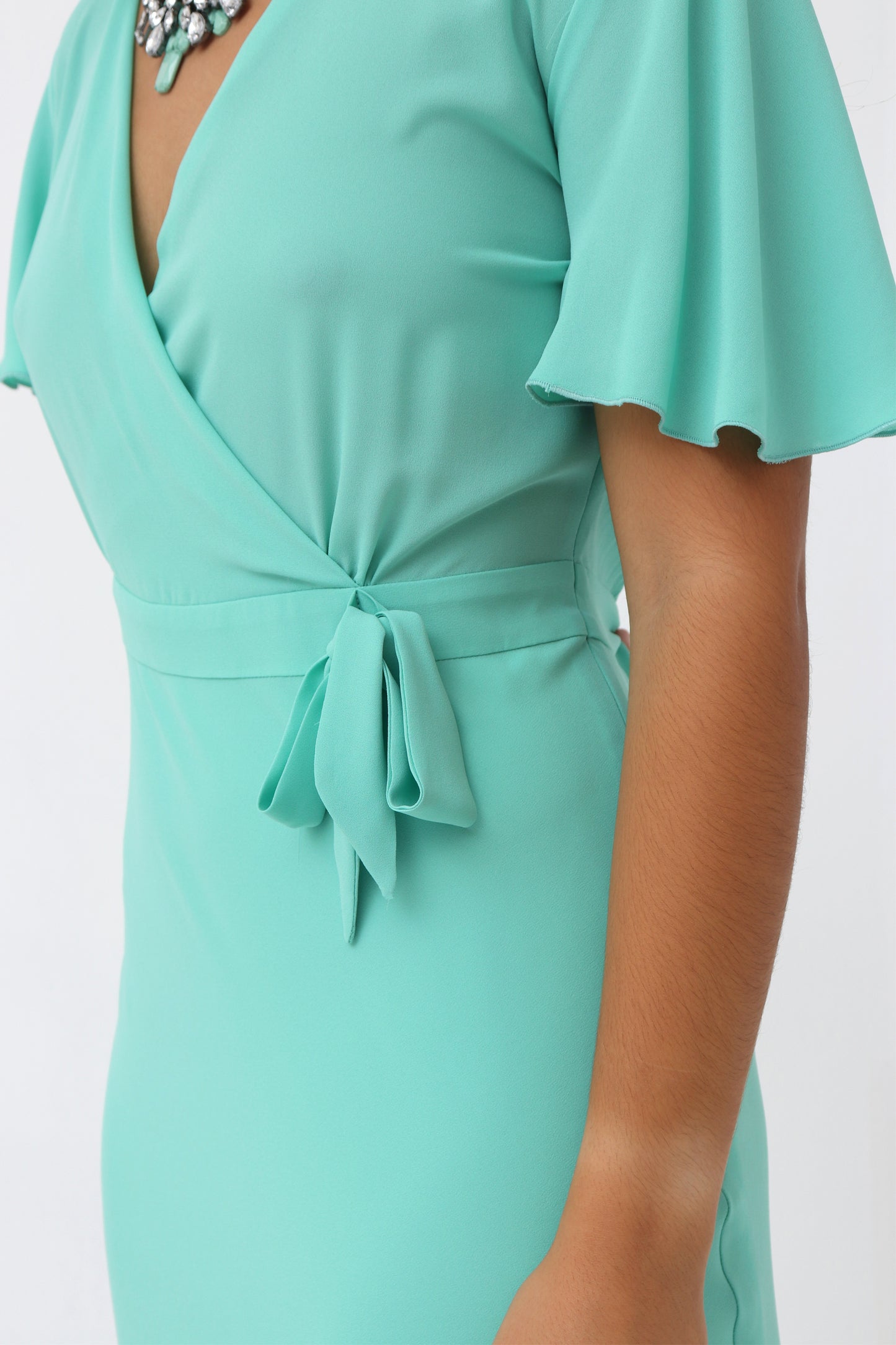 VESTIDO TALLE ALTO-GASA