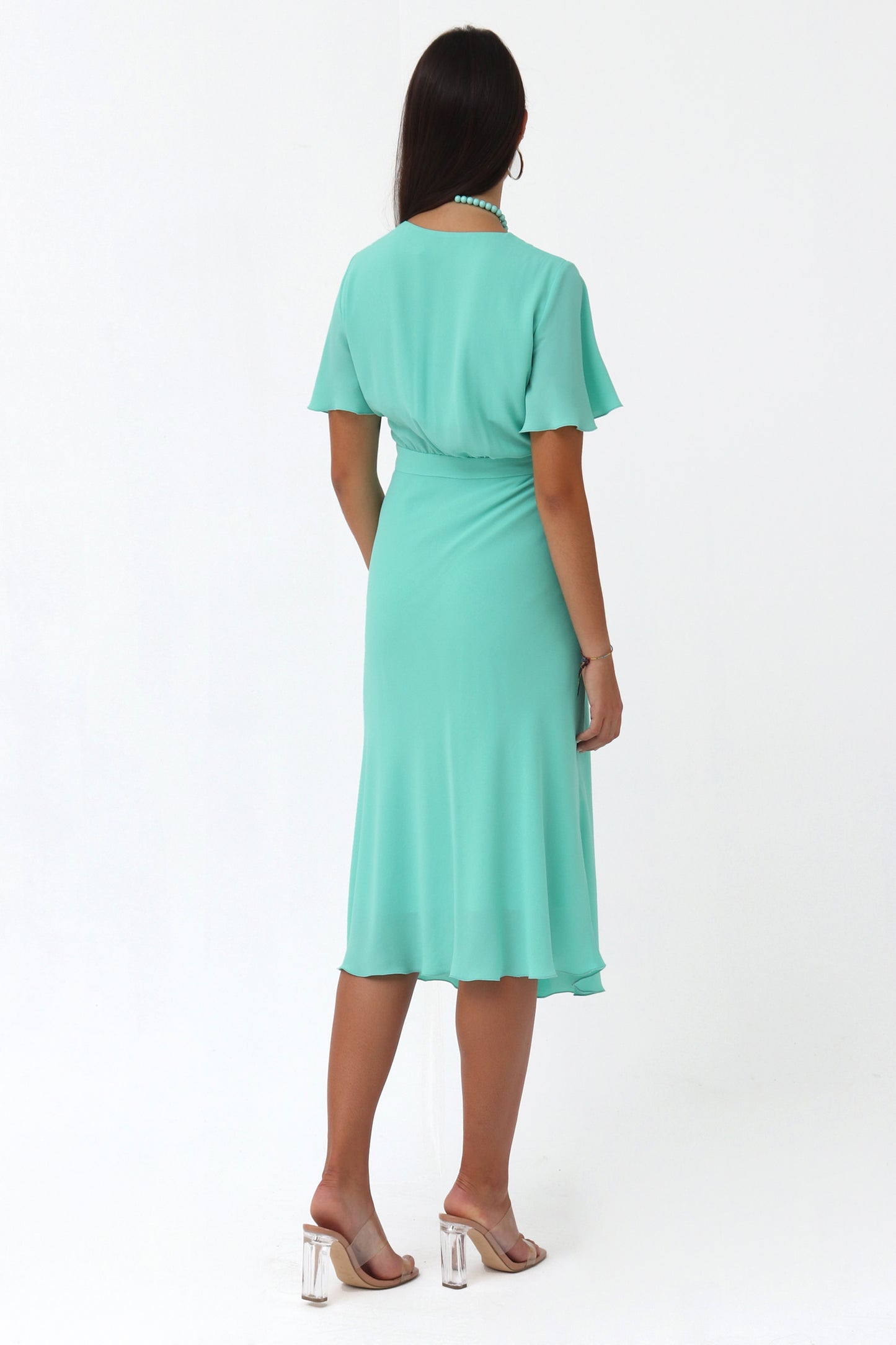VESTIDO TALLE ALTO-GASA