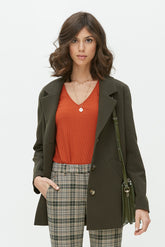 Chaqueta Amplia Con Solapas