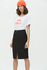 Falda Cremalleras-Acolchado