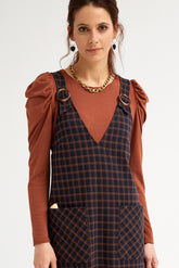 Top Manga Fruncida Punto