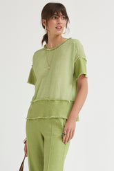 RUSTIC VOILE WIDE TOP