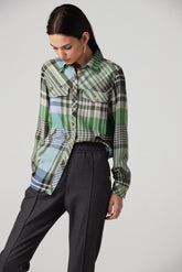 Camisa Eldis Cuadros Multicolor