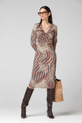 Vestido Eoter Punto Estampado