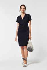 LIGHT PONTE DI ROMA KNIT DAIL DRESS