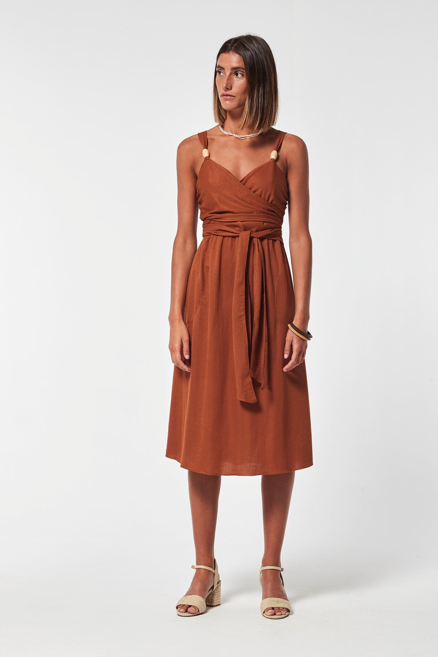 VESTIDO GARDEN PUNTO GRANITO