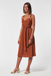 TEXTURED KNIT GARDEN DRESS