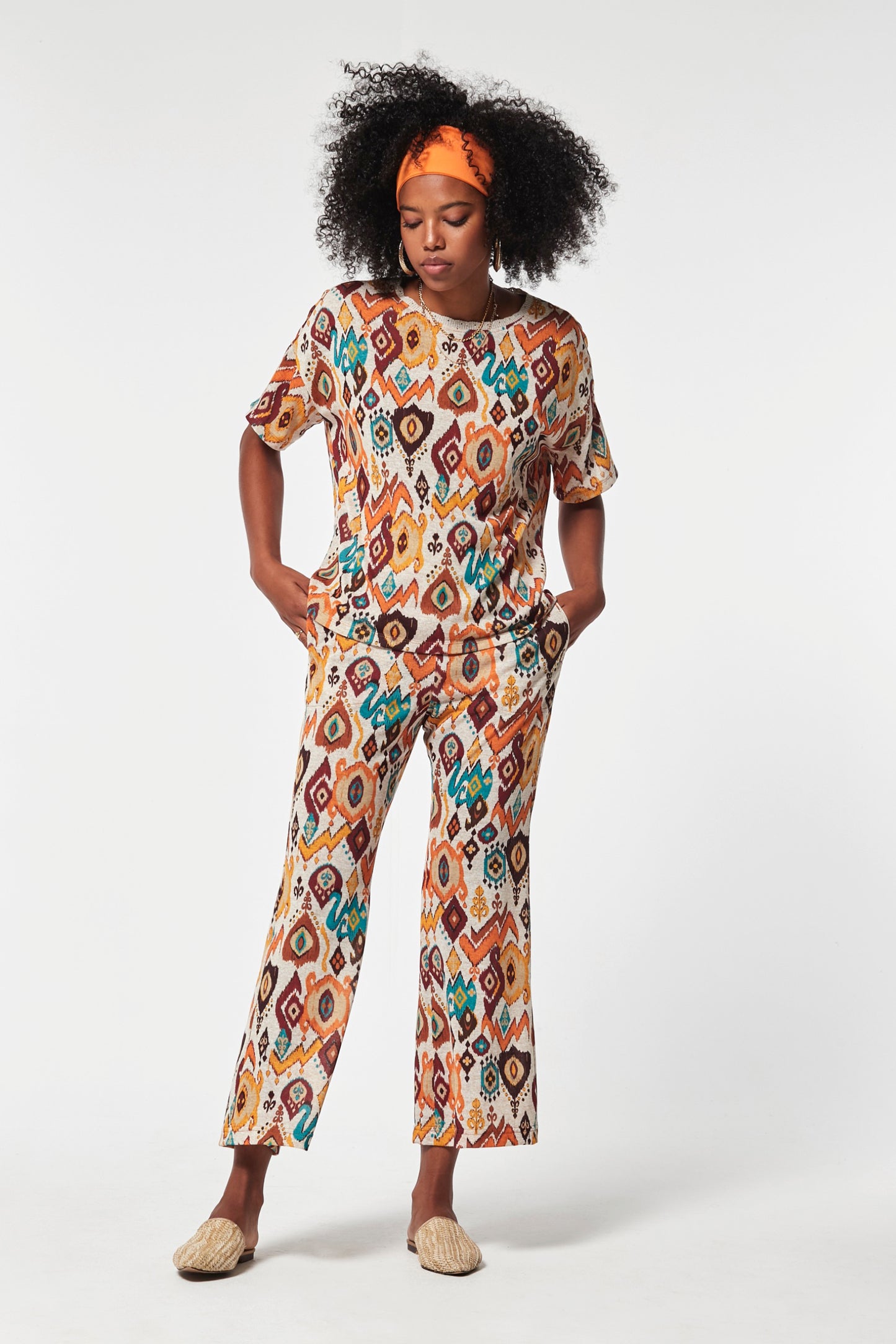 TOP VEVEO ESTAMPADO IKAT