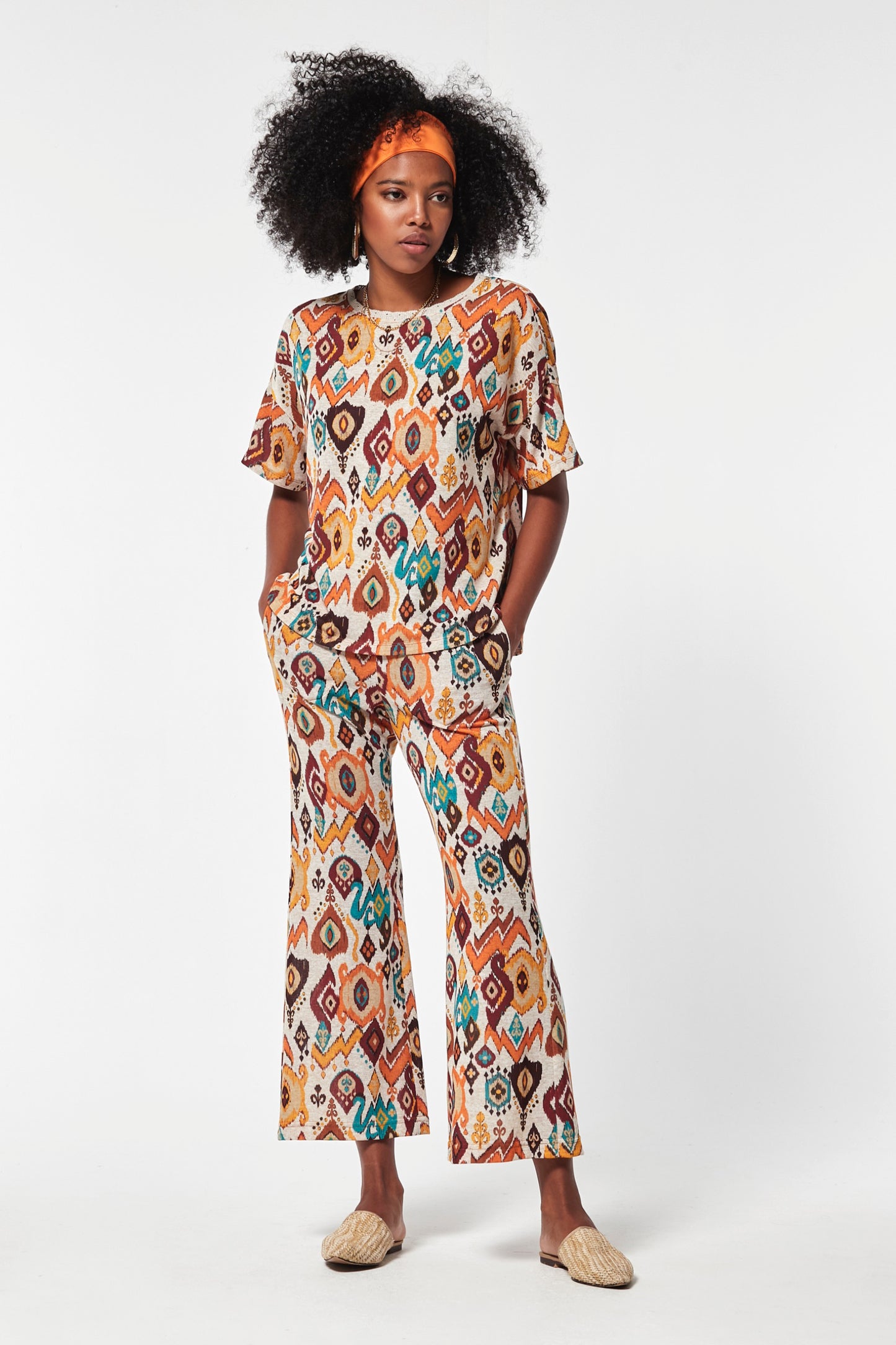 TOP VEVEO ESTAMPADO IKAT