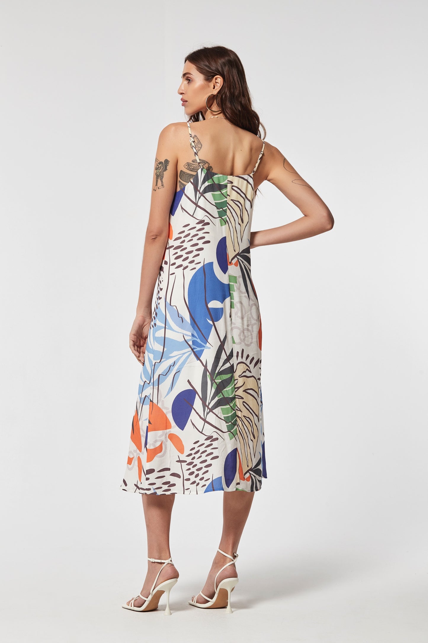 VESTIDO FRUTA CREP MARROCAINE