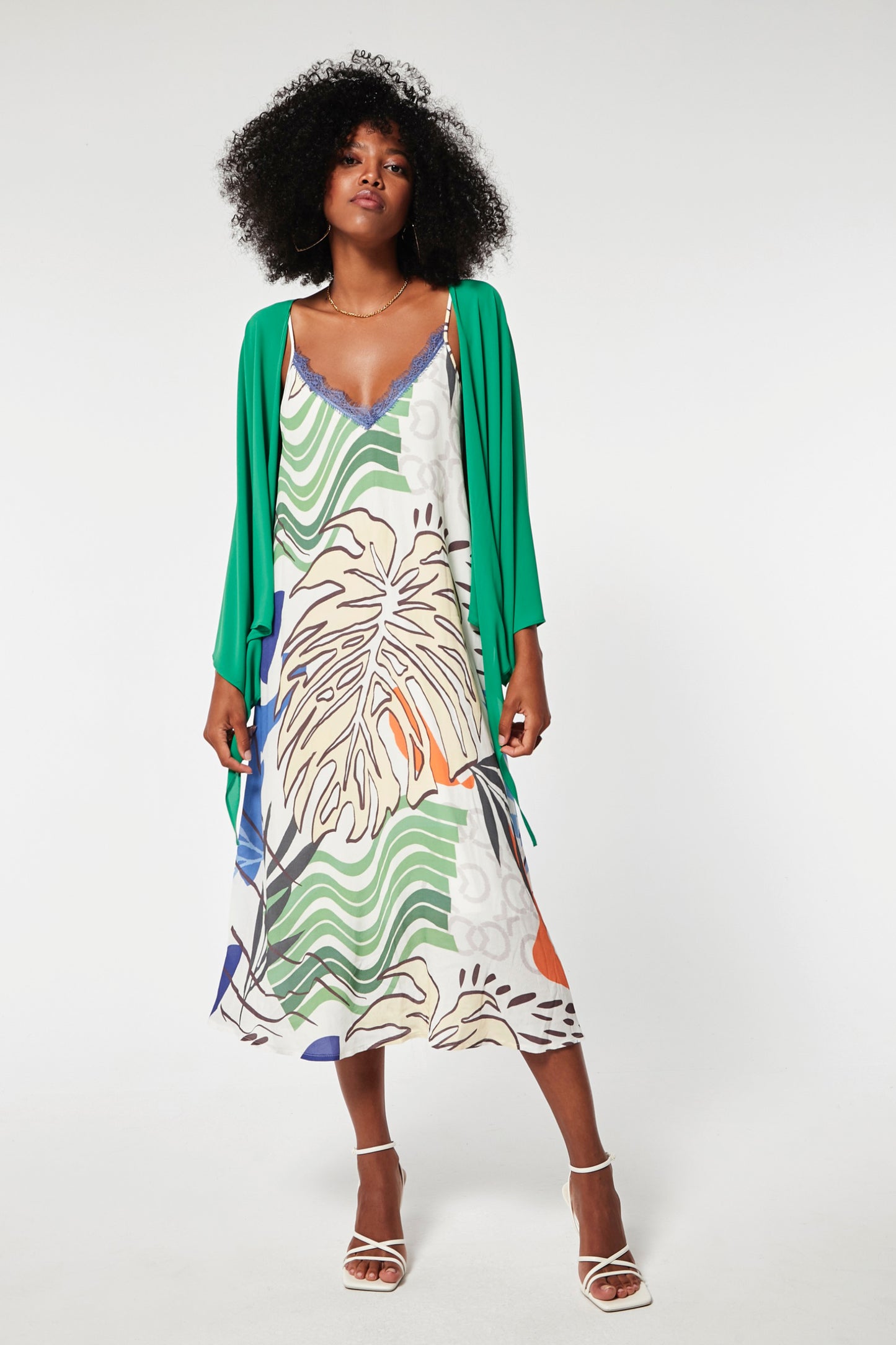 VESTIDO FRUTA CREP MARROCAINE