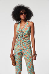 Top Asmio Punto Estampado