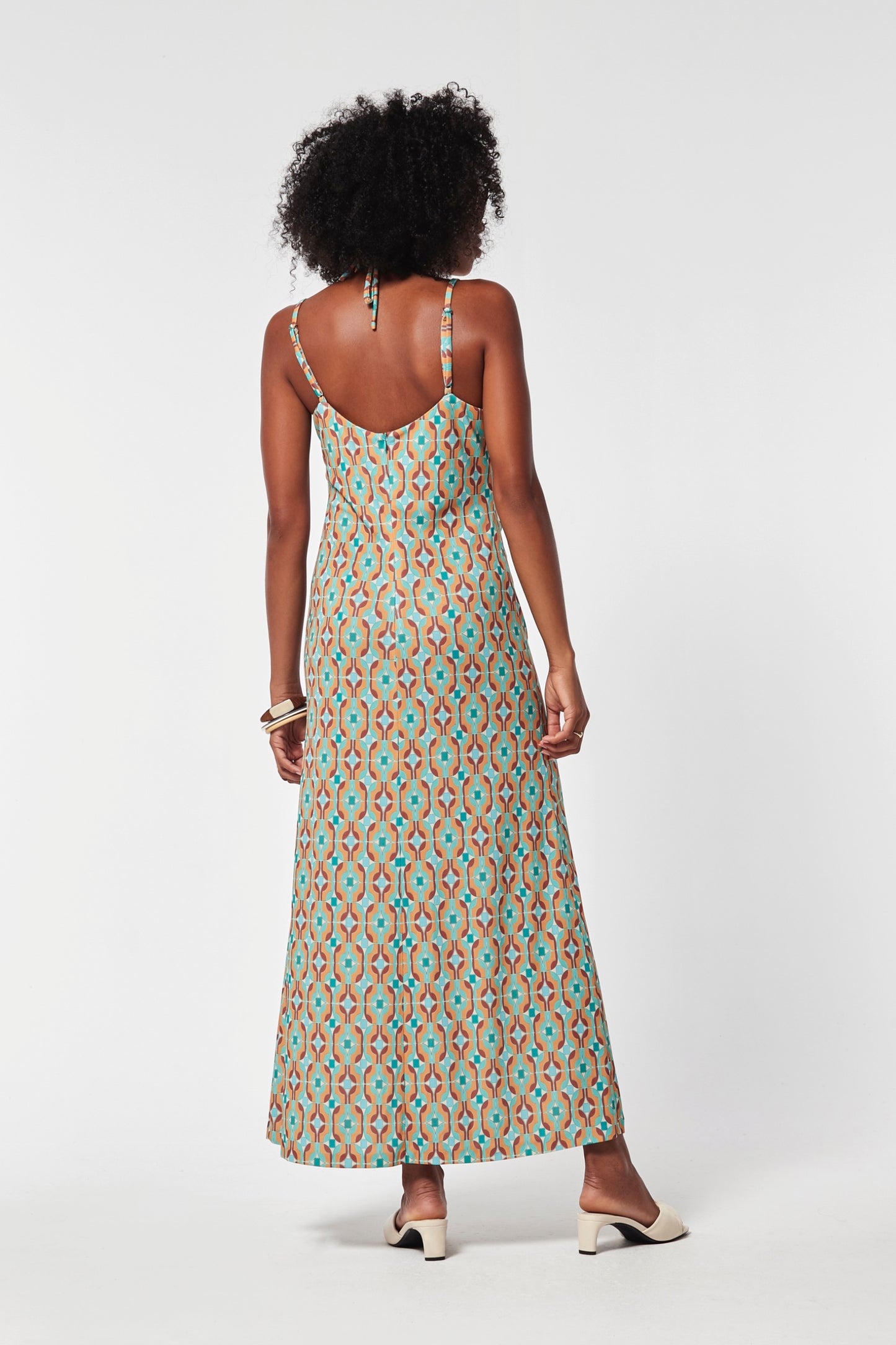 VESTIDO MOYI PUNTO ESTAMPADO