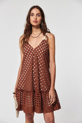 Vestido Huelva Voile Bordado