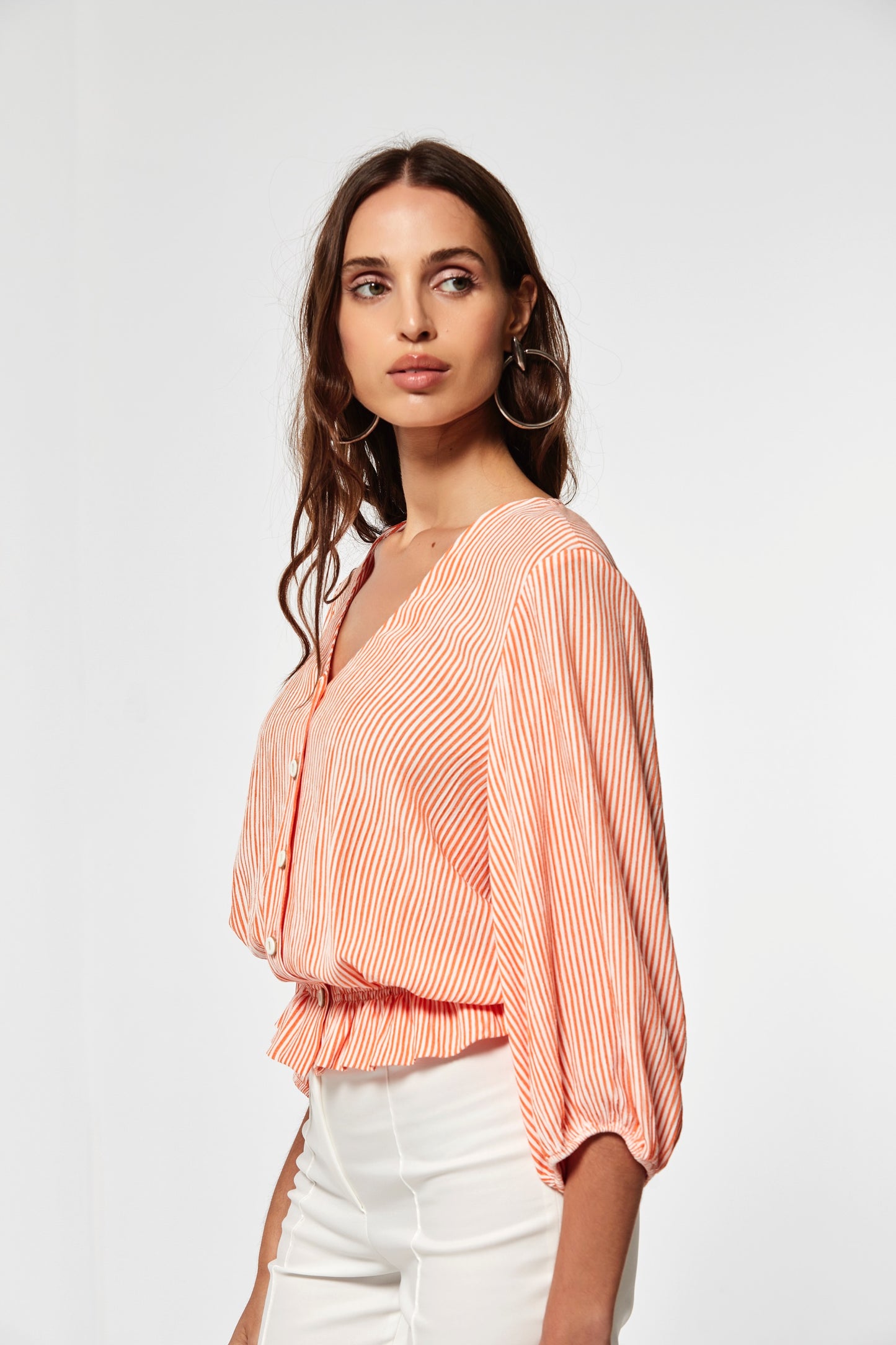 CAMISA ECODA RAYAS BICOLOR