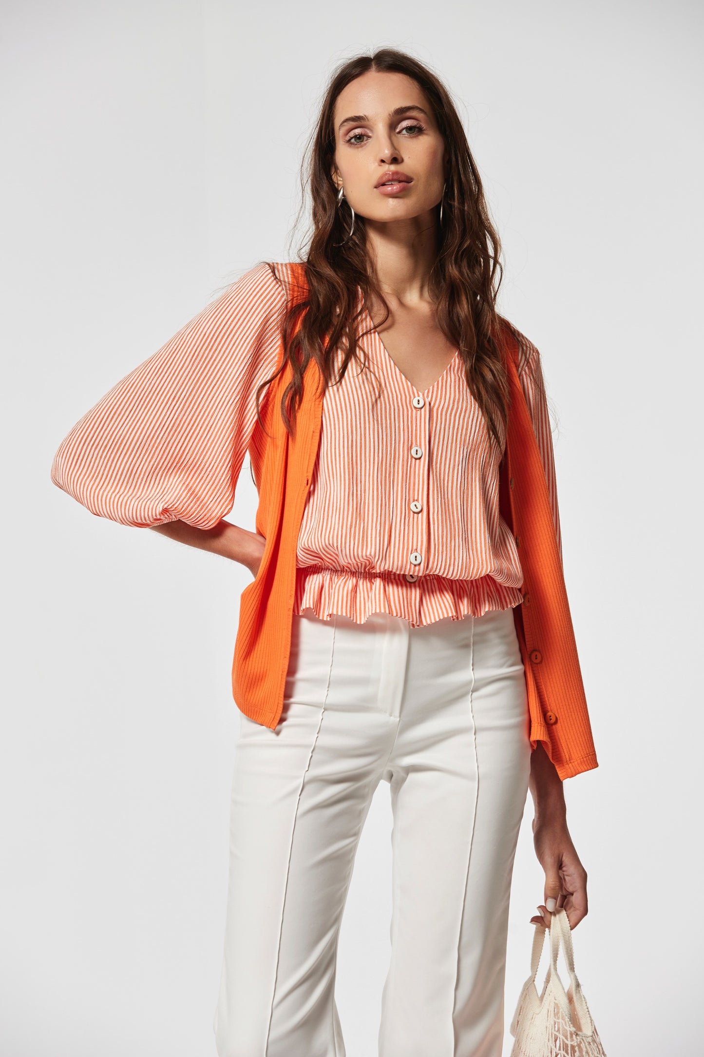 CAMISA ECODA RAYAS BICOLOR