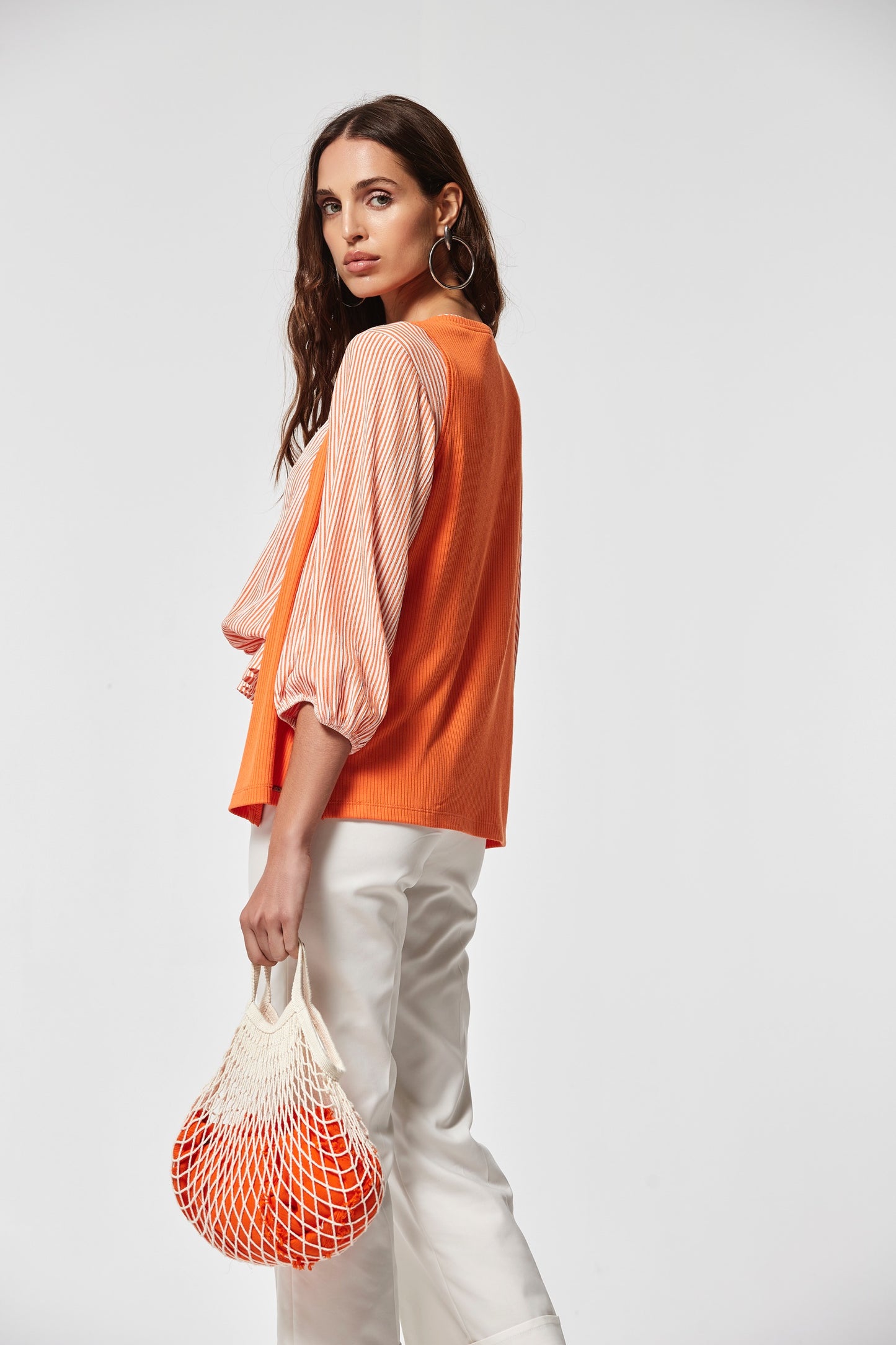 CAMISA ECODA RAYAS BICOLOR