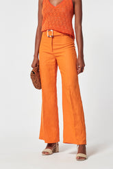 Carrie Herringbone Stripe Broek