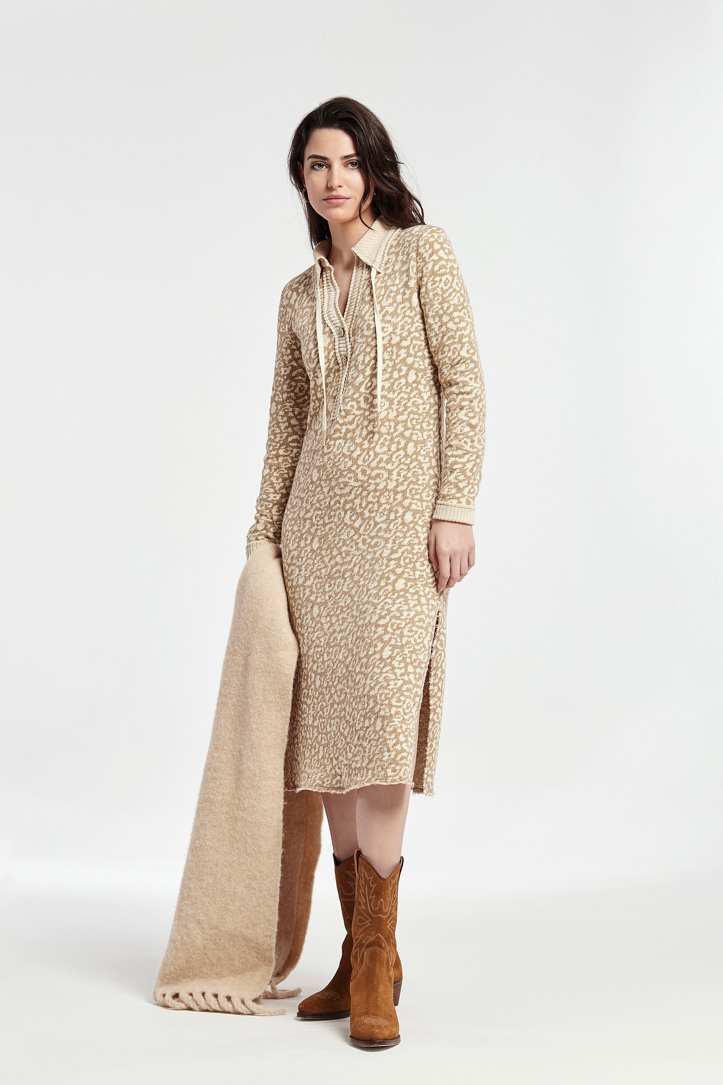 VESTIDO REVERSIBLE FONSO PUNTO JAQUARD